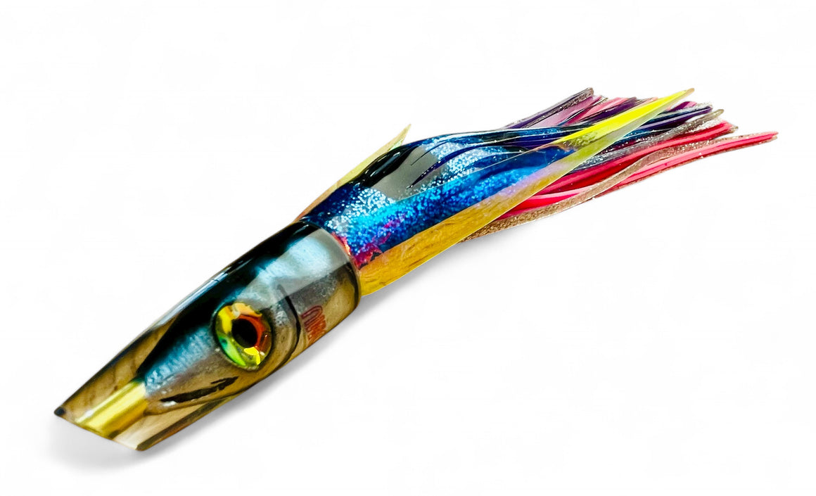 COMING SOON! 6” Poke Cut Face:  Blue Bars