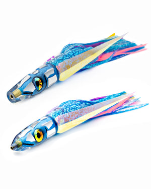 6” Poke Series: Disco Fish Ice Blue