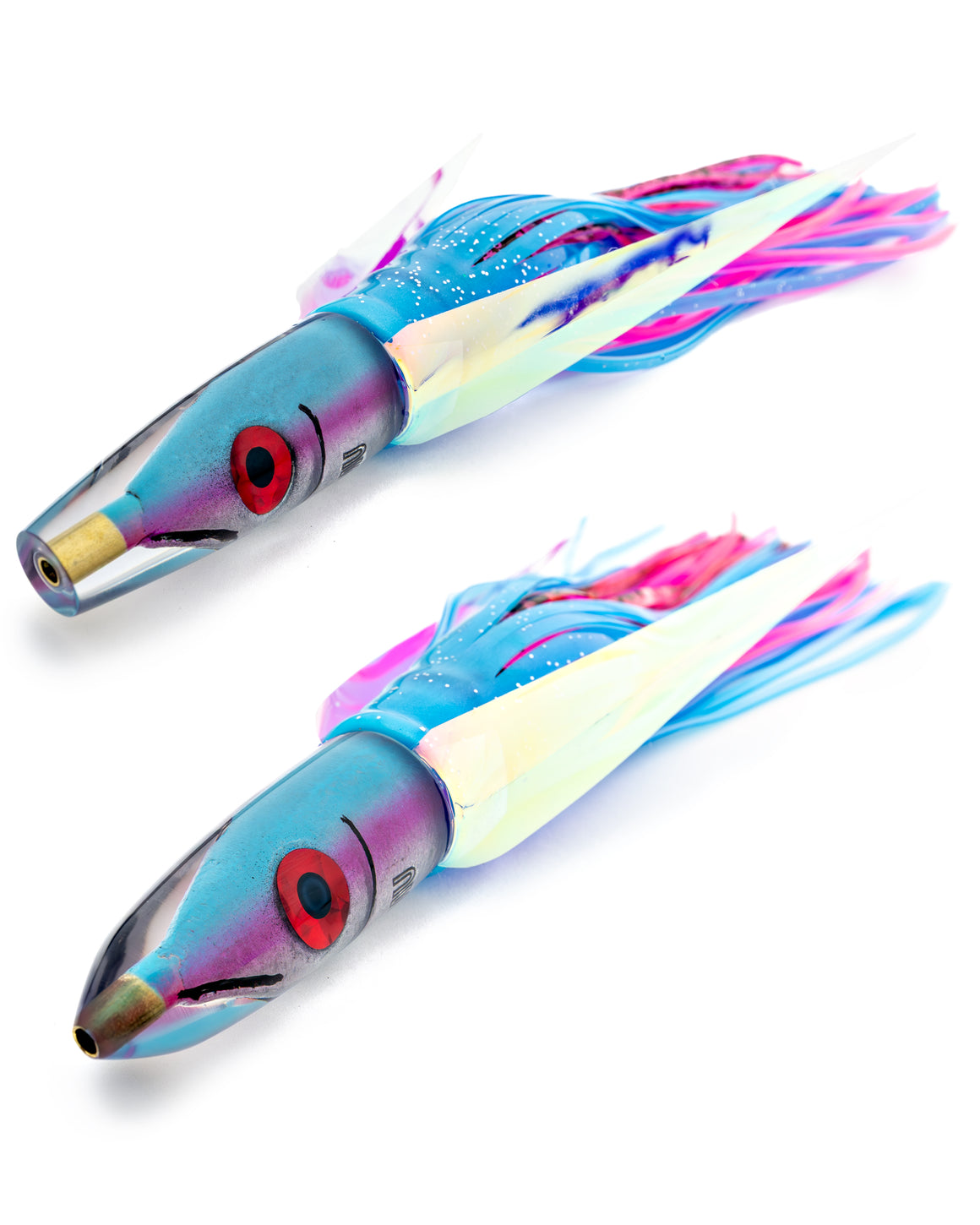 "New" 6” Poke Series: Screamah Blue w/Free Single SS Hooks