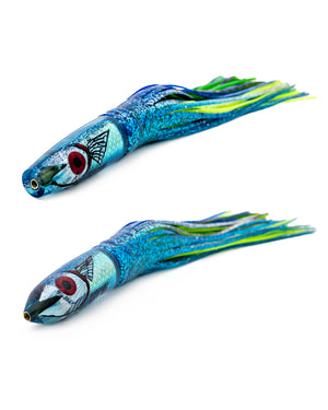 NEW! 6" Kamakazi Fish: Blue On Blue