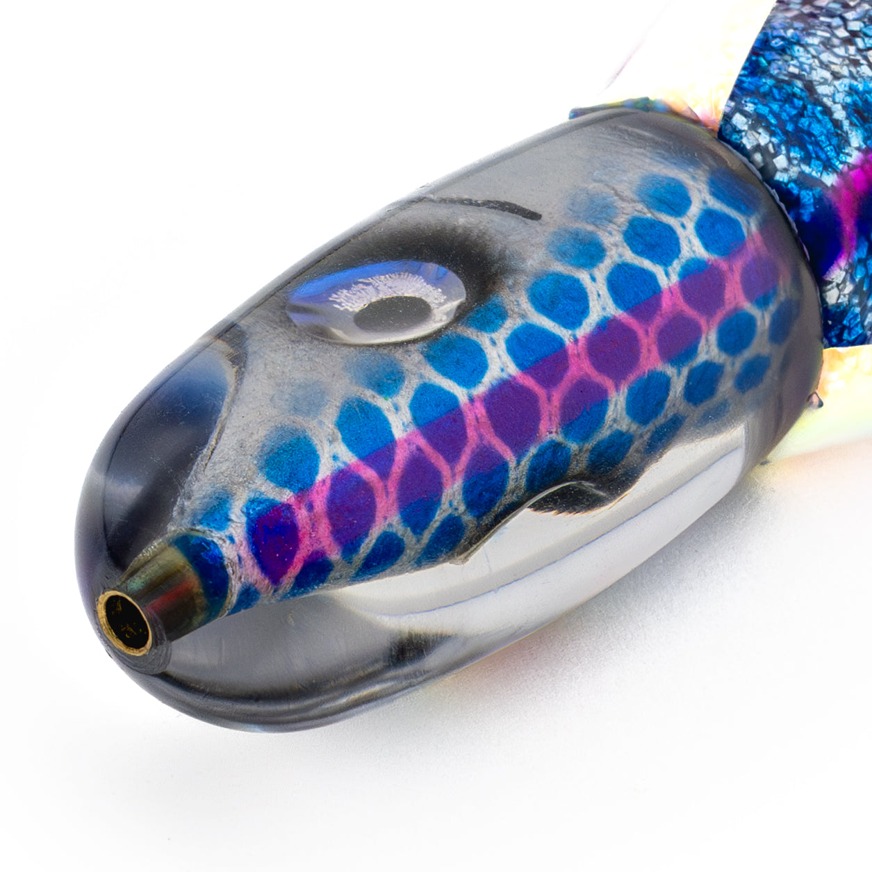 bullet fishing lure Red Eye 9.5" 4oz Aluminum Head Fishing Bulletlure 3 Pack Spinning
